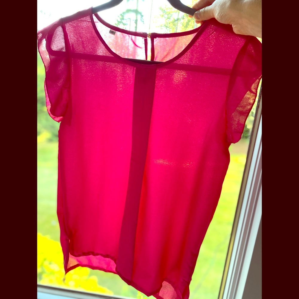 Pink blouse